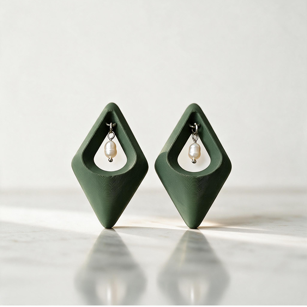 pendientes con perla perlango a