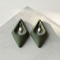pendientes perlango con perlas