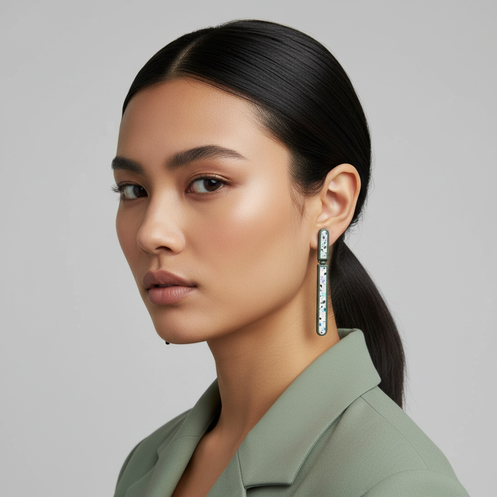 Pendientes largos eileen A modelo 1